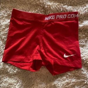 Nike pro combat spandex shorts